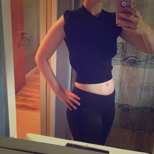 Black Crop Top